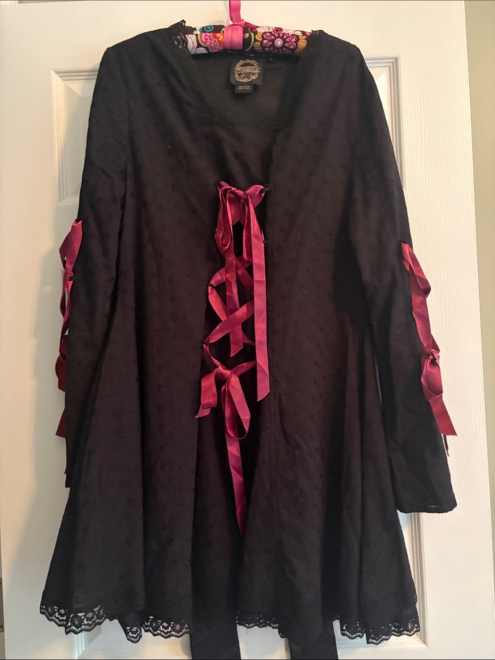 Funhouse Goth Style Costume Dress Sz L
